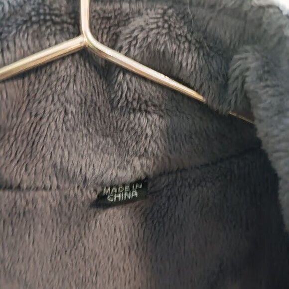 Free Country Quilted Fleece Lined Jacket Womens Small Light Gray Coat - Picture 8 of 8